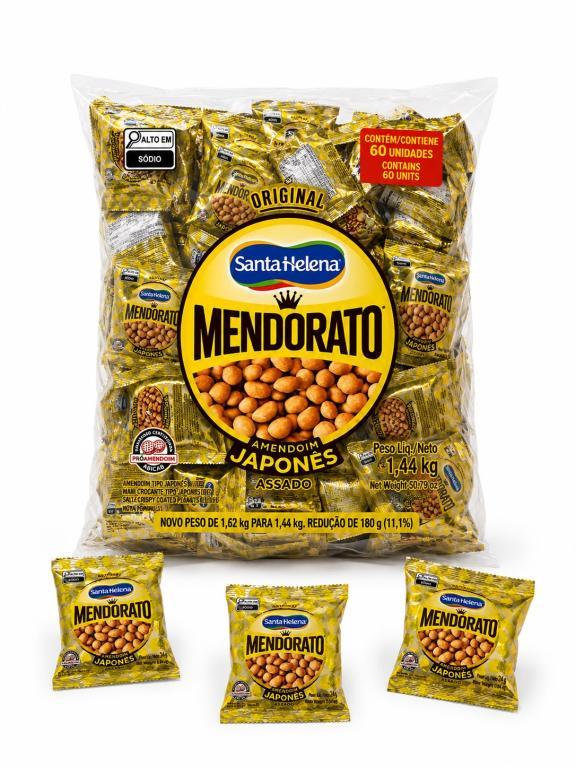 AMENDOIM 1x 1un 24g MENDORATO AMENDOIM JAPÔNES SANTA HELENA