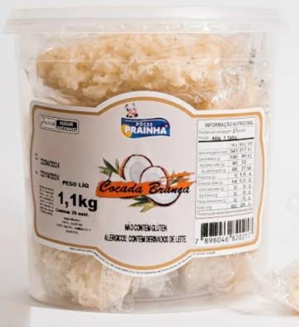DOCE 1x 20un 1,1Kg COCADA PRAINHA