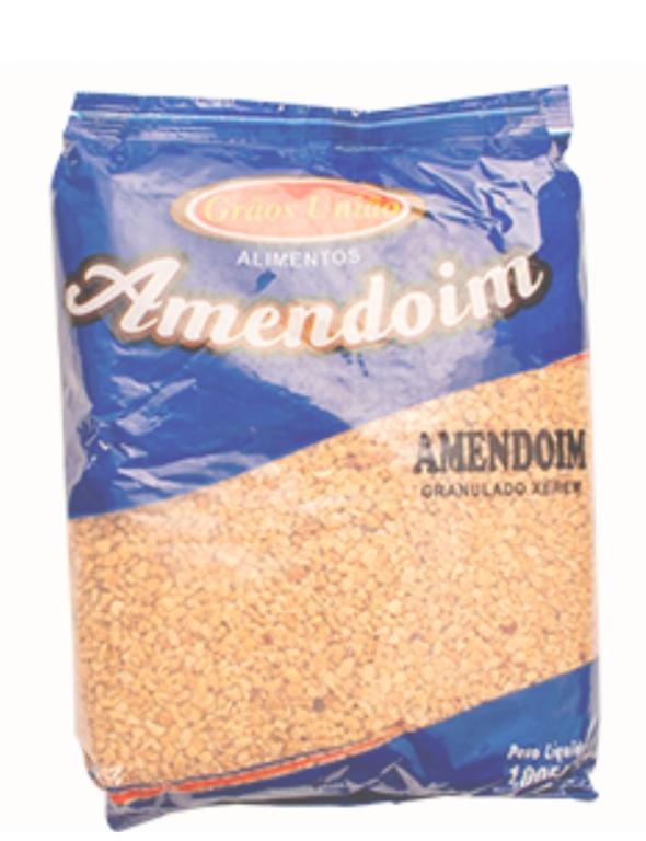 AMENDOIM 1,05kg GRANULADO XEREM GRÃOS UNIÃO