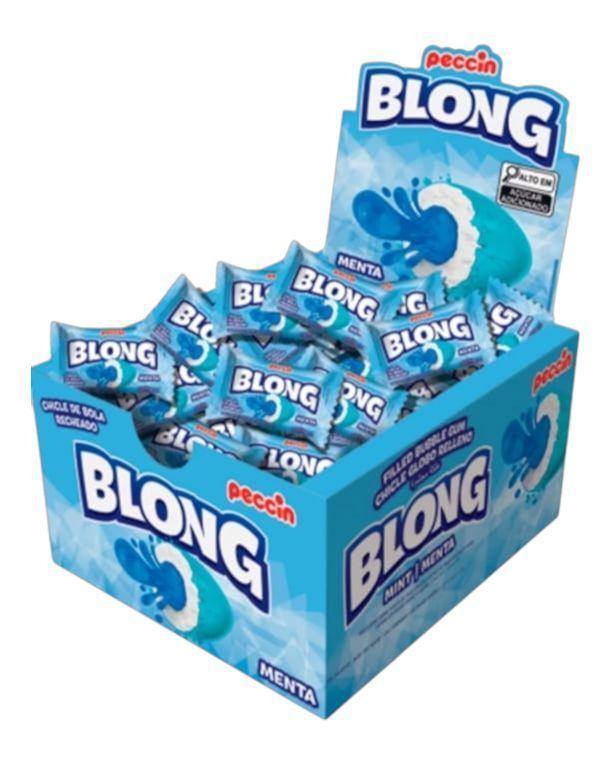 CHICLETE 2x 40un 200g MENTA BLONG