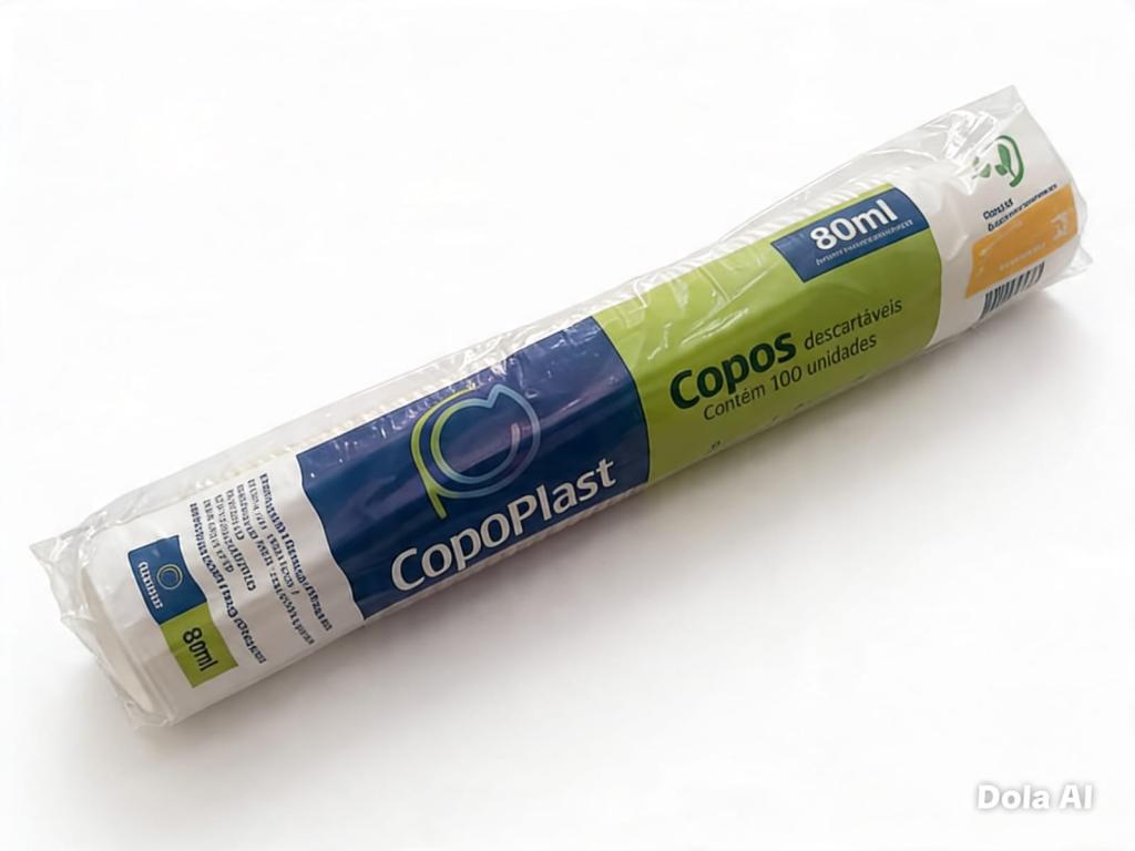 COPO 100un 80ml PARA CAFÉ COPOPLAST