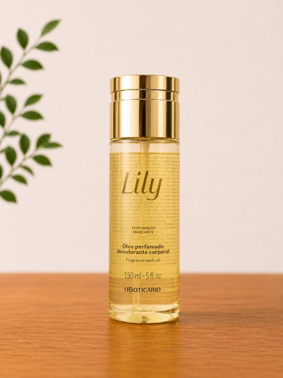 ÓLEO 1un 150ml PERFUMADO DESODORANTE CORPORAL LILY OBOTICÁRIO