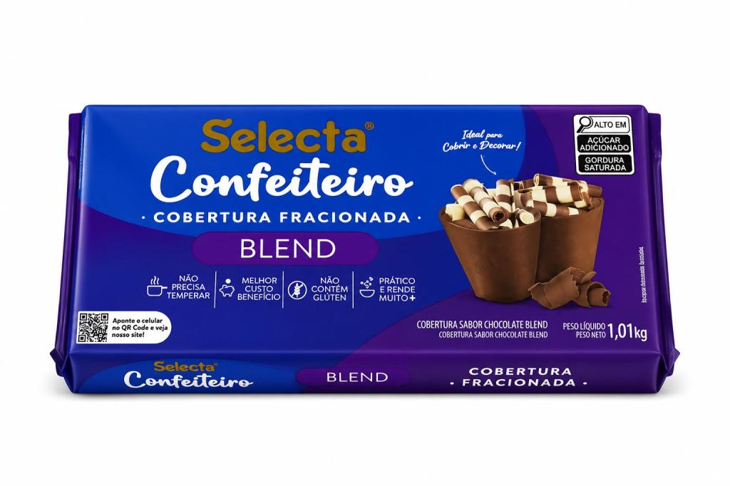 CHOCOLATE 1x 1,01Kg CONFEITEIRO BLEND SELECTA #