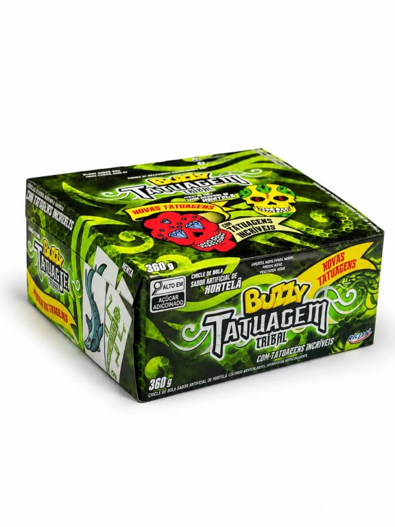 CHICLETE 360g TATUAGEM BUZZY