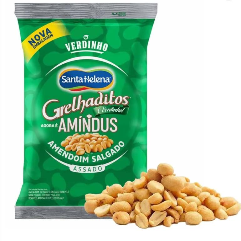 AMENDOIM 2x 60un 1,44kg GRELGADITOS SANTA HELENA