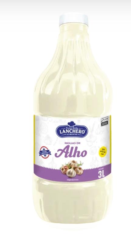 MOLHO 6X3 DE ALHO LANCHERO