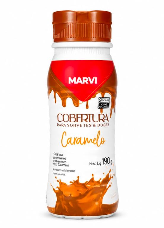COBERTURA 1x 190g CARAMELO MARVI