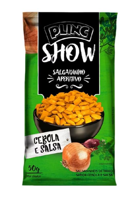 APERITIVO 1x 50g CEBOLA E SALÇA PLINC SHOW
