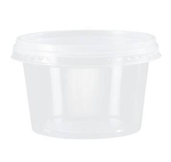 KIT 1un 250ml POTE PP REDONDO MEOPACK