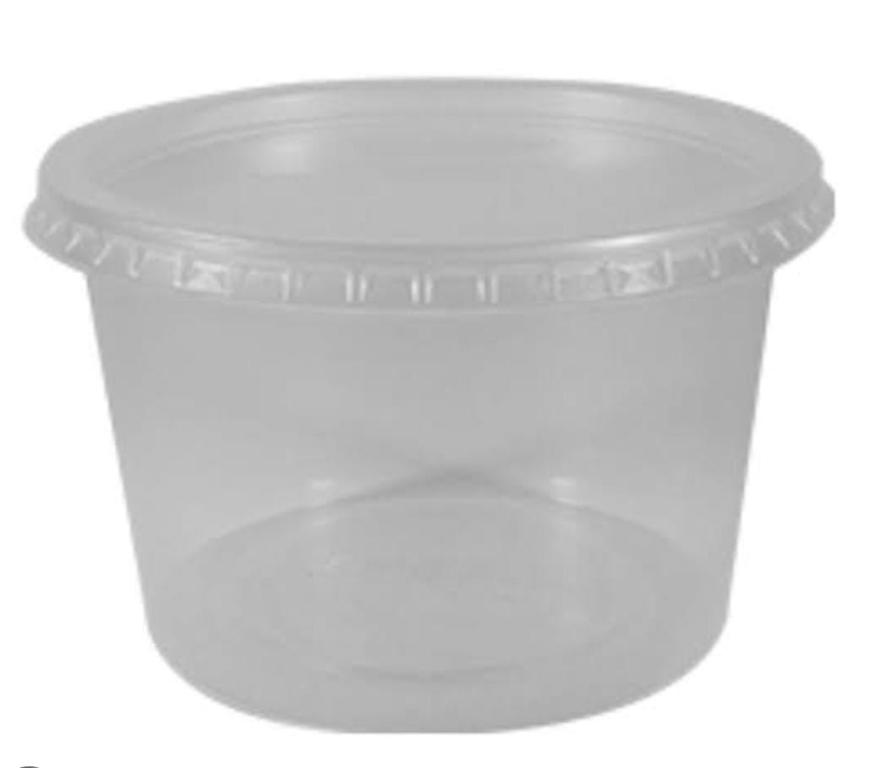 KIT 1un 500ml POTE REDONDO TOTALPLAST