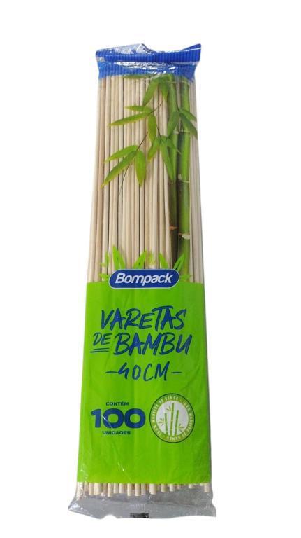 PALITO 2x 100un 40cm ALGODÃO DOCE BOMPACK