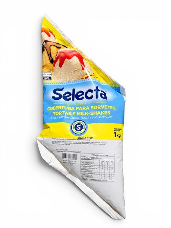 COBERTURA 1Kg MORANGO SELECTA REFIL