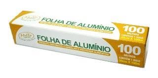 FOLHA 30cm x 100m ALUMINIO MELLO 97111