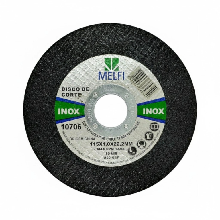 DISCO CORTE INOX 115X1,0X22MM MELFI