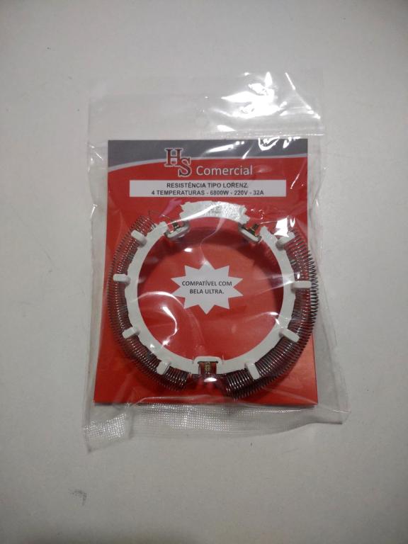 Resistencia Tipo Lorenzetti Bela Ducha Ultra 6800W 220V 32A - HS