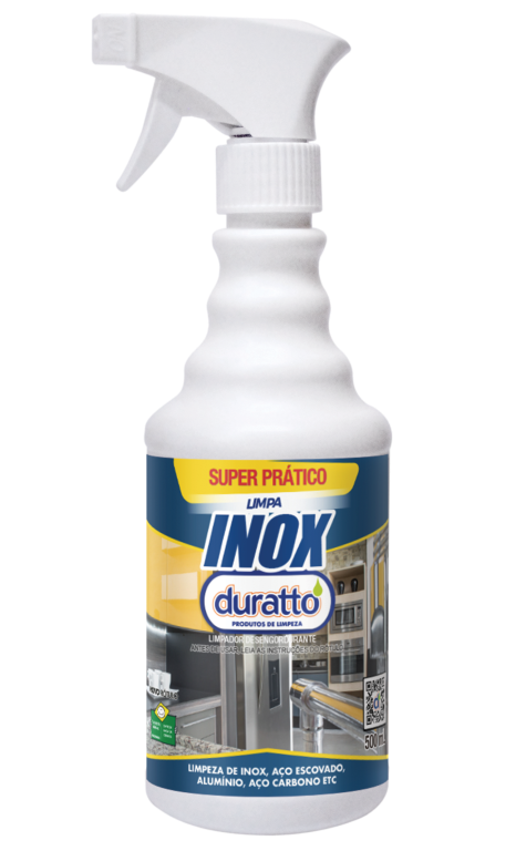 Limpa Inox Duratto 500ml com Pulverizador