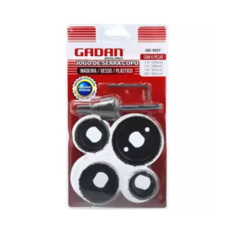 JOGO SERRA COPO MAD 06PCS