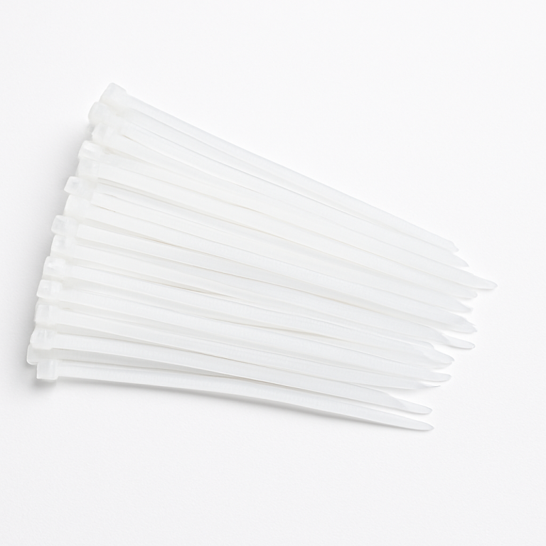 Abracadeira de Nylon Branca 2,5 x 100mm - 100 Unidades - Melfi