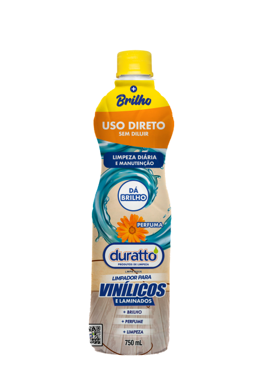Limpador Para Piso Laminado e Vinílico Uso Direto 750ml Duratto