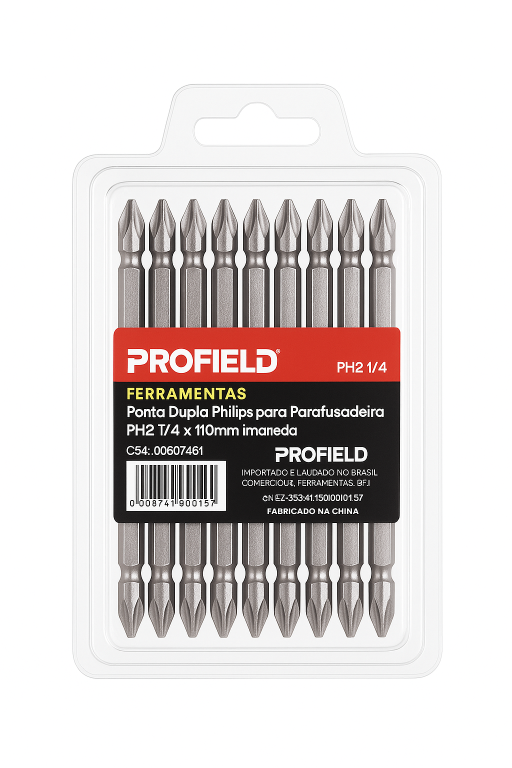 Jogo de Bits PH2 x PH2 110 mm Golfield