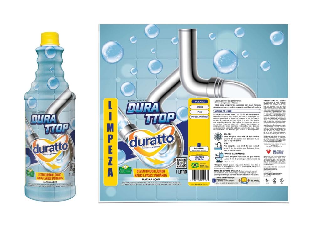 DURATTOP DESENTUPIDOR LIQUIDO 1L