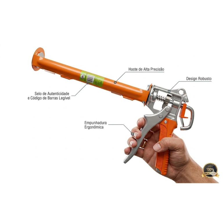 APLICADOR DE SILICONE REFORÇADO 9"