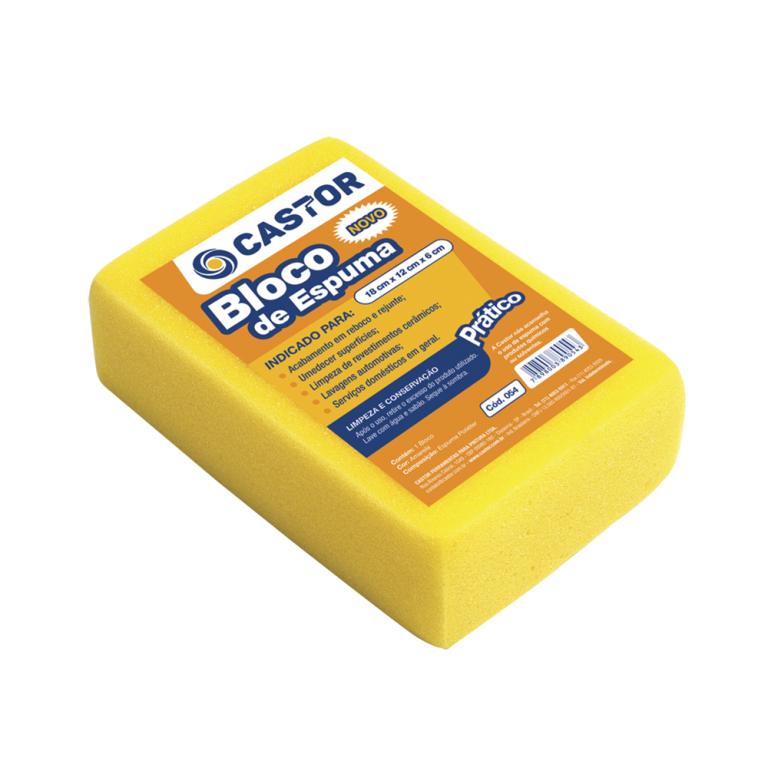 BLOCO ESPUMA 17X11X6 PRATICA CASTOR