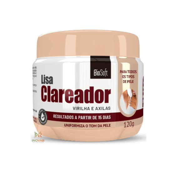 LISA CLAREADOR VIRILHA E AXILAS SOFTHAIR 120G