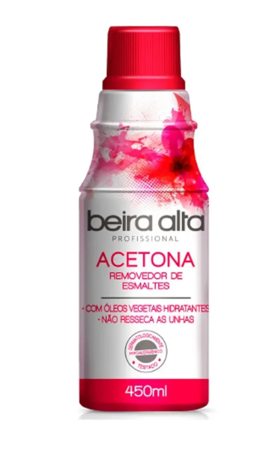 ACETONA REMOVEDOR DE ESMALTES BEIRA ALTA 450ml