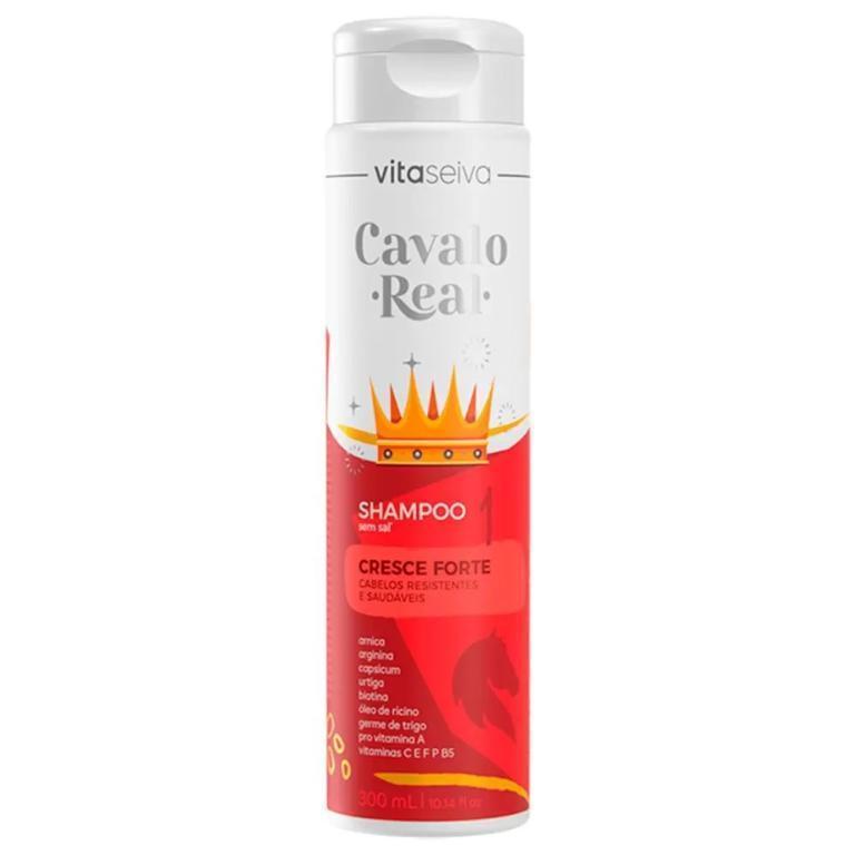 SHAMPOO CAVALO REAL SEM SAL 10 ATIVOS VITA SEIVA 300 ML