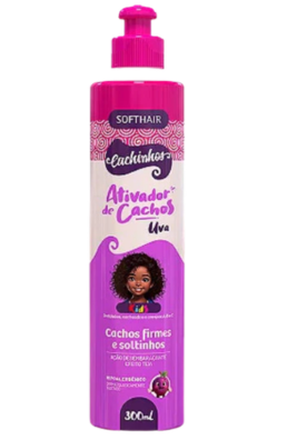 ATIVADOR CACHOS UVA KIDS 300ML SOFTHAIR
