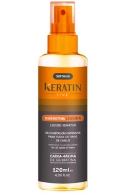 KERATIN LAINE  LIQUIDA RECONSTRUCAO INTENSIVA 120ML SOFTHAIR