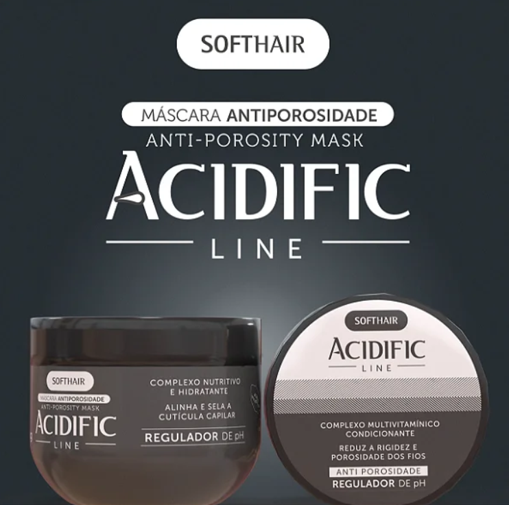 MASCARA ANTIPOROSIDADE ACIDIFIC LINE 250G SOFTHAIR