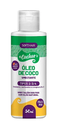 OLEO DE COCO UMECTACAO DOS FIOS 50ML SOFTHAIR
