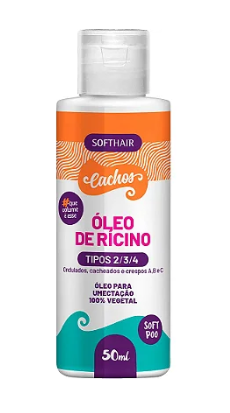 OLEO DE RICINO UMECTACAO DOS FIOS 55 ML SOFTHAIR