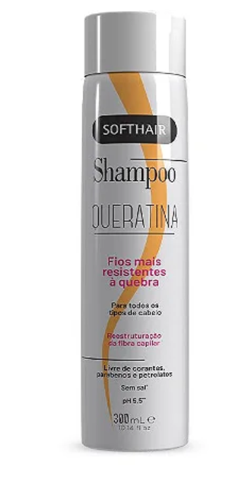 SHAMPOO QUERATINA 300ML SOFTHAIR