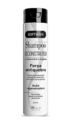 SHAMPOO RECONSTRUTOR FORÇA ANTIQUEBRA 300ML SOFTHAIR