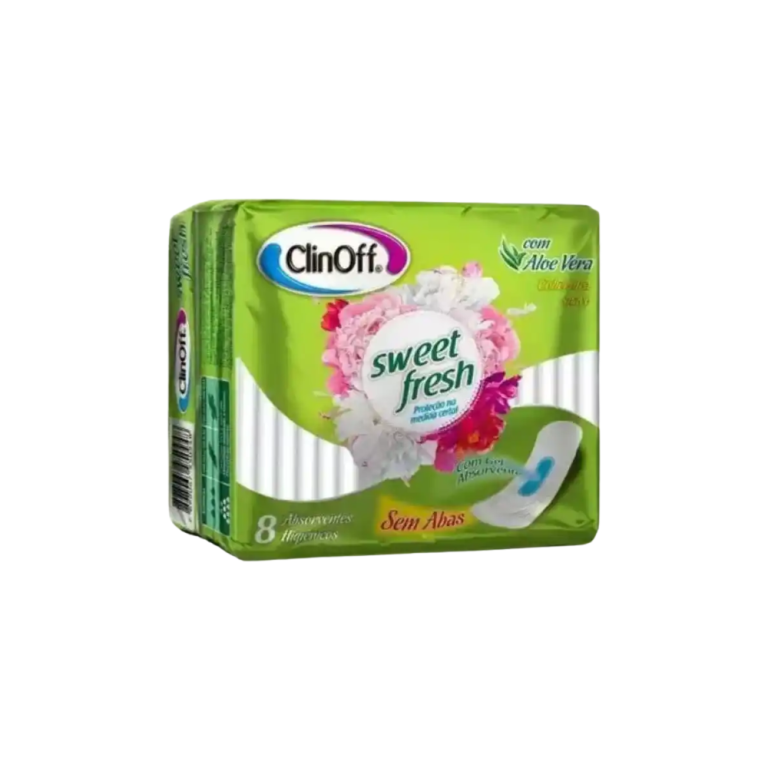 ABSORVENTE HIGIENICO SEM ABAS SWEET FRESH CLINOFF