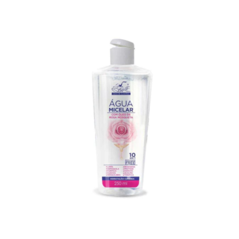 AGUA MICELAR COM OLEO DE  ROSA MOSQUETA BELKIT 250 ML