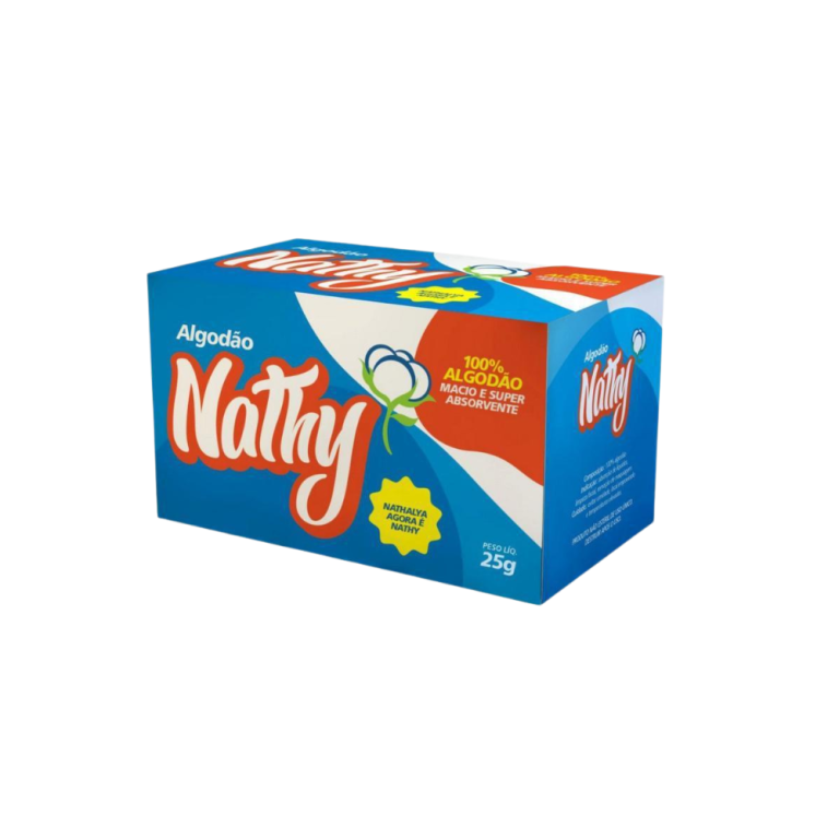 ALGODAO CAIXA SUPER MACIO 20X25G NATHY