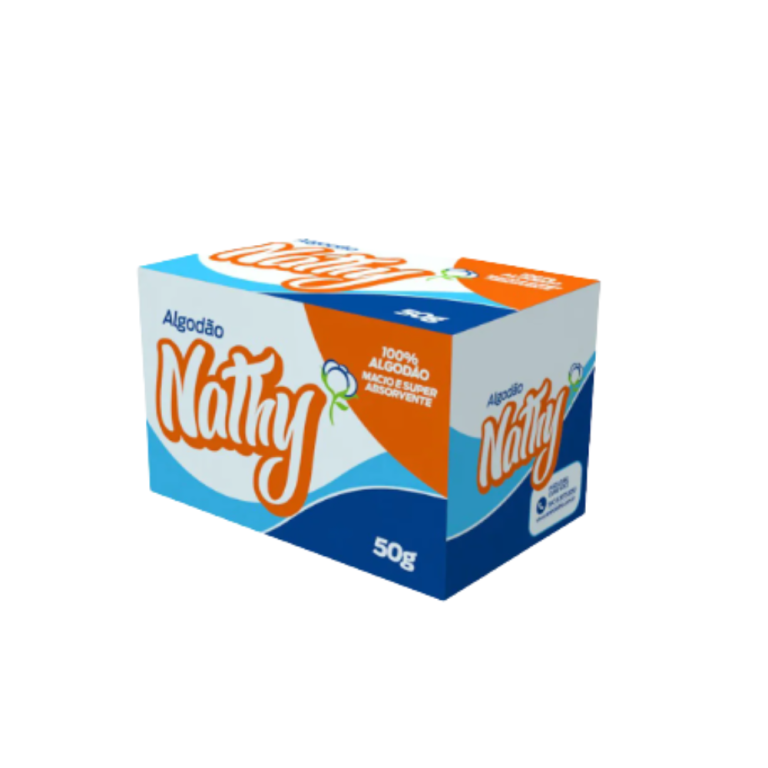 ALGODAO CAIXA SUPER MACIO 20X50G NATHY