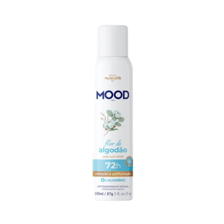 ANTITRANSPIRANTE AEROSOL FLOR ALGODAO 150ML MOOD