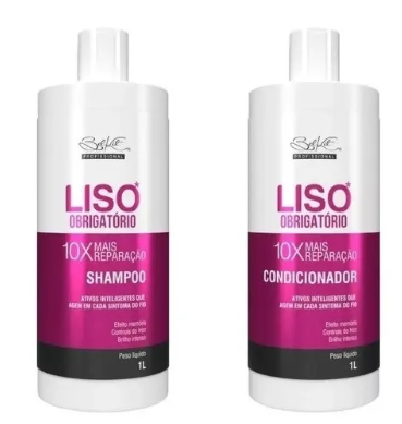 SHAMPOO LISO OBRIGATORIO 10XMAIS REPARAC BEL KIT