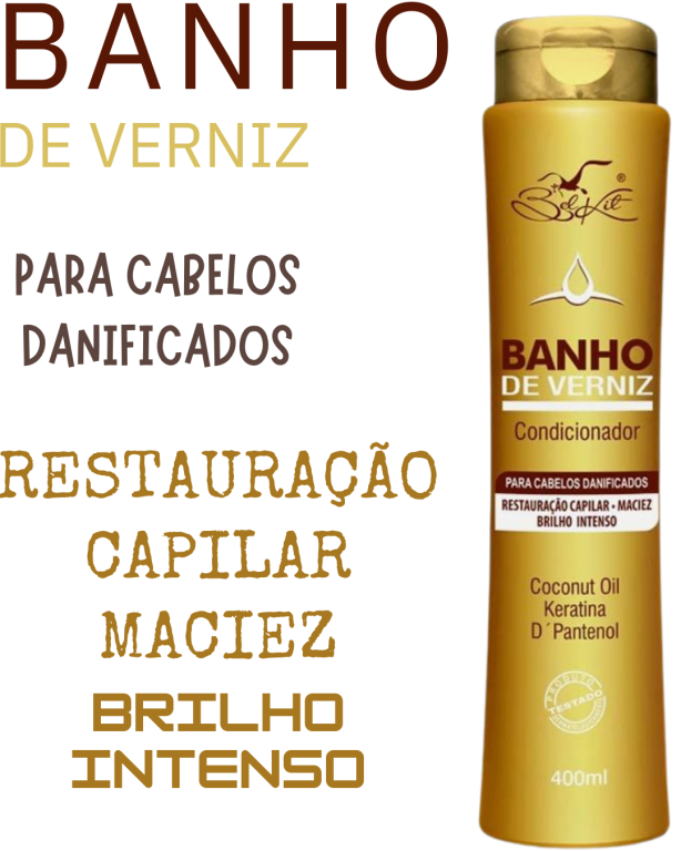 CONDICIONADOR BANHO DE VERNIZ 400ML BELKIT