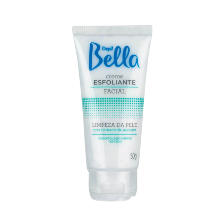 CREME ESFOLIANTE FACIAL LIMPEZA DE PELE 50G DEPIL BELLA
