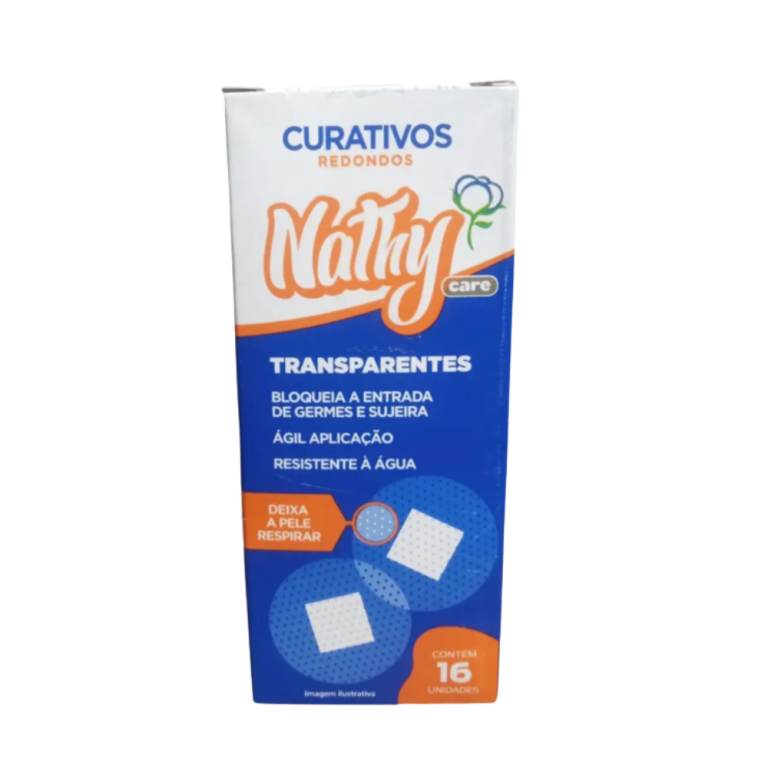 CURATIVOS REDONDO TRANSPARENTE C/16UN NATHY