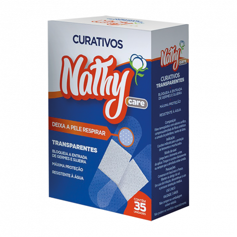 CURATIVOS TRANSPARENTE C/35 NATHY