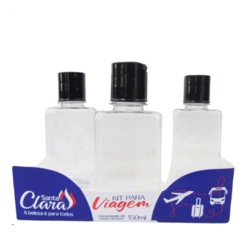 KIT LUXO TRIO PARA VIAGEM SANTA CLARA