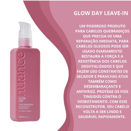 LEAVE-IN GLOW DAY 200ML NUANCE