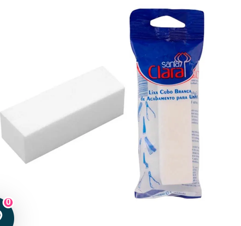 LIXA CUBO P/ACABAMENTO UNHA SANTA CLARA